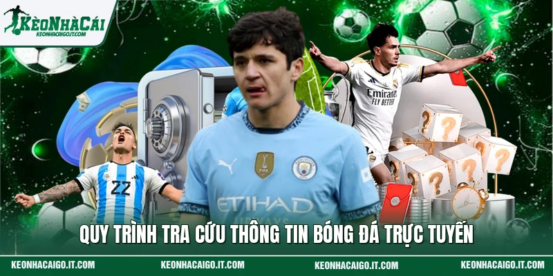 Quy trình tra cứu thông tin bóng đá trực tuyến